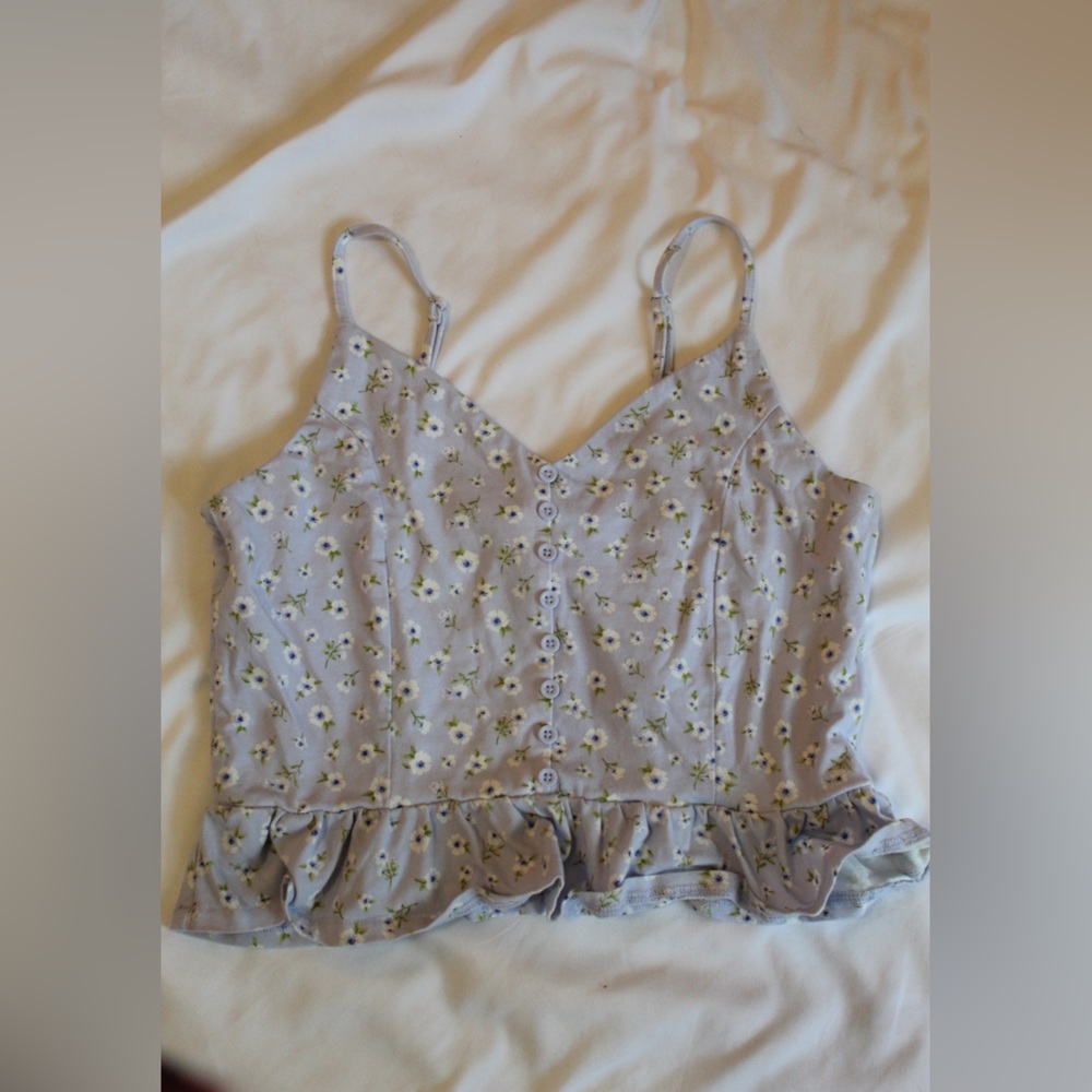 Forever 21 Floral crop top